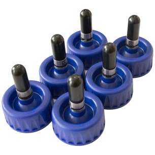 SET DE 6 X 0,5L DOSIFICADORES - NEGRO